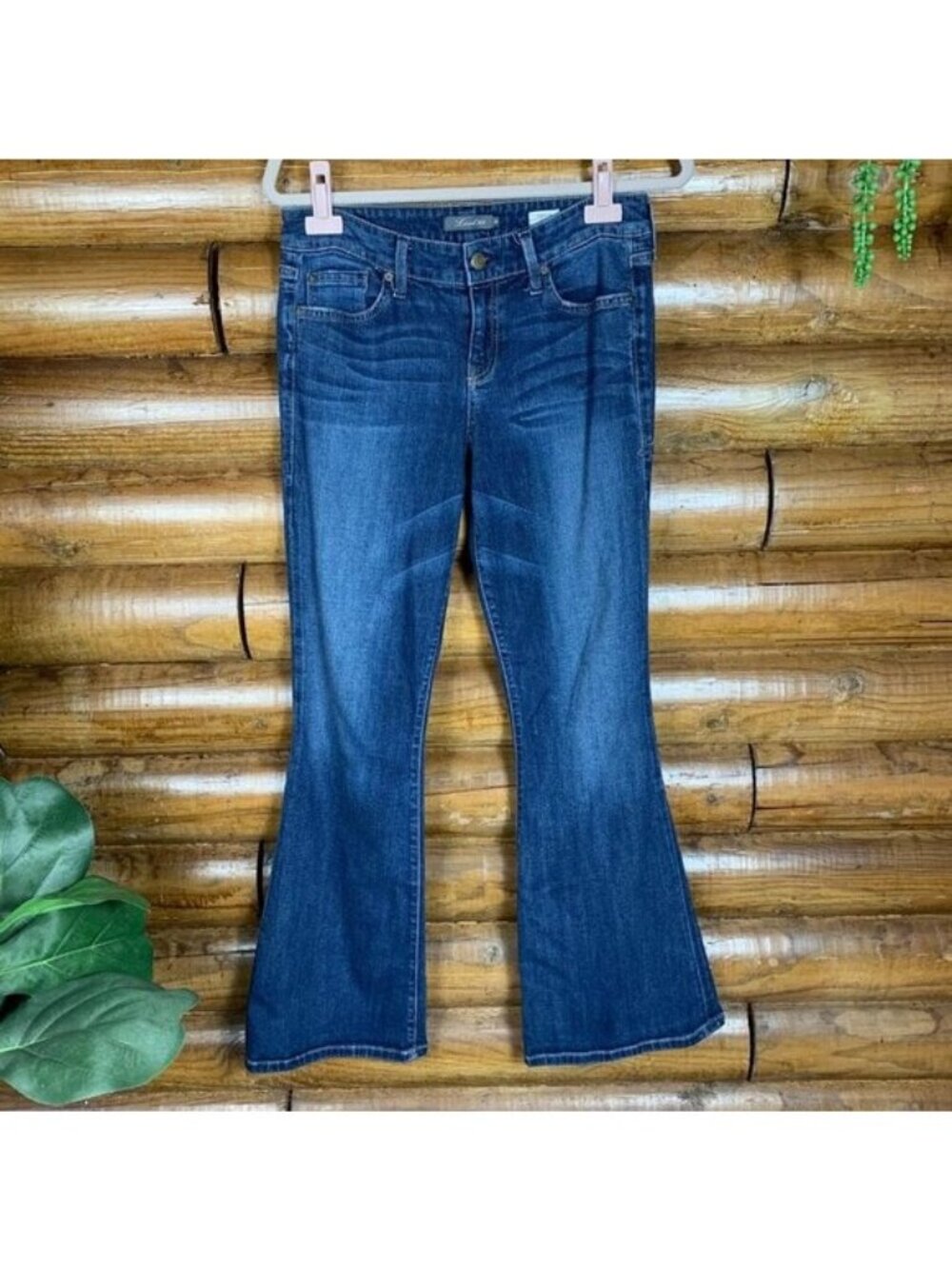 ✨3/$30 Level 99 Anthropologie Women's 28 Dahlia Flare Denim Jeans